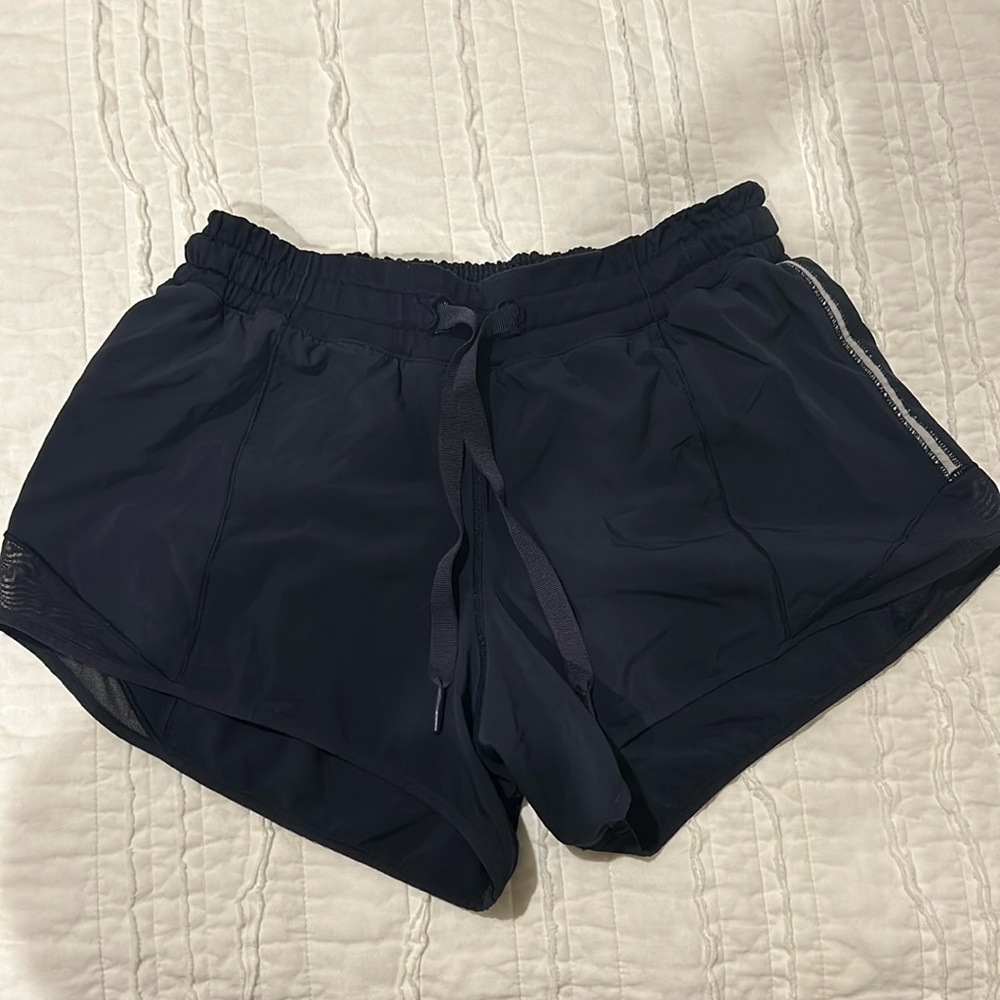 Navy Lulu Lemon Shorts